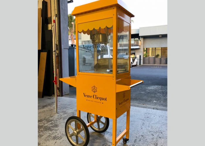 Branded Cart for Veuve Clicquot Event